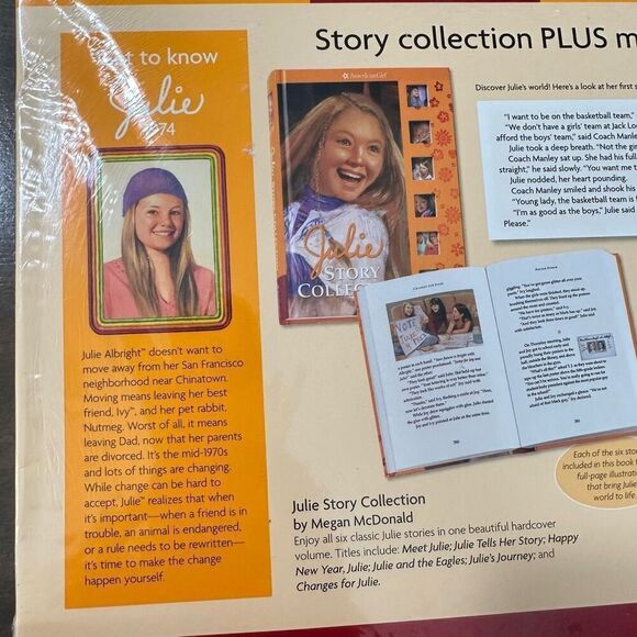 American Girl Julie Albright Story Collection with Mini Julie Doll NEW - Picture 7 of 8